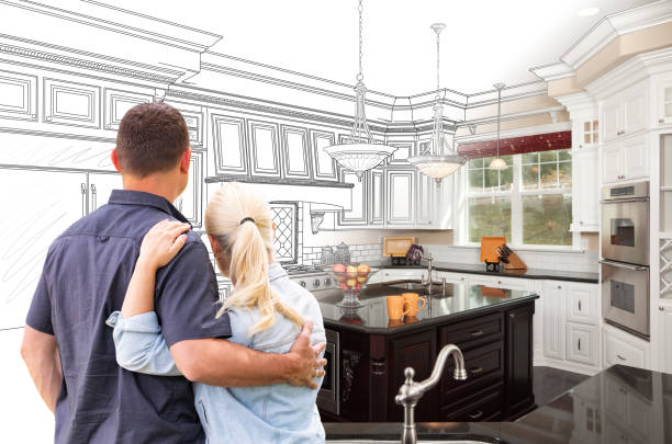 Custom kitchen cabinets installed in a Waverly home